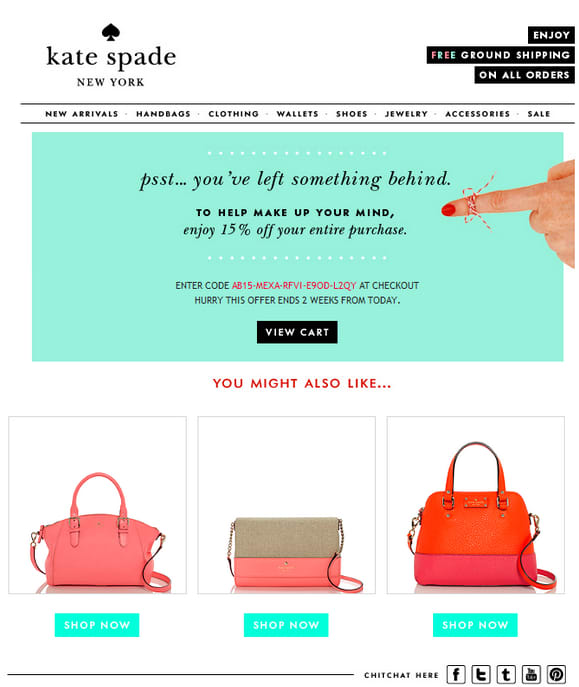 Kate spade email