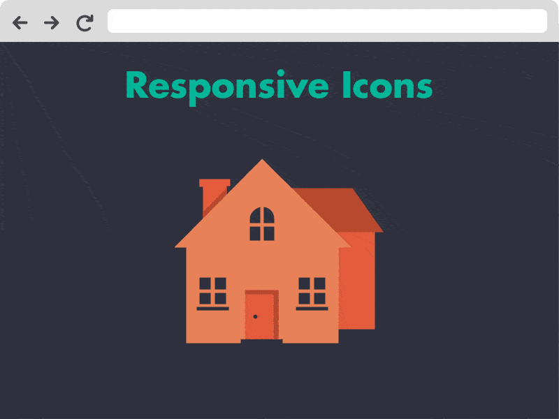 Responsive-icons-animation