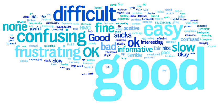 Dotazník wordcloud