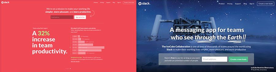 A/b testování ve slacku