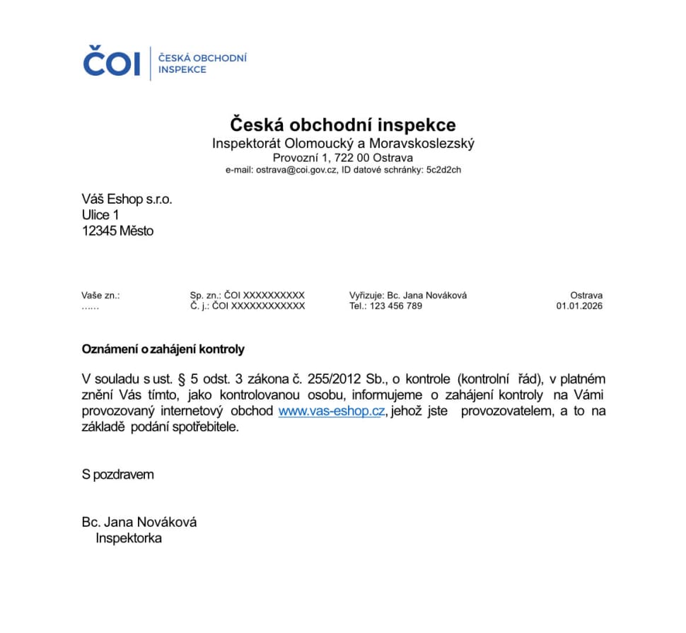 ČOI-oznameni