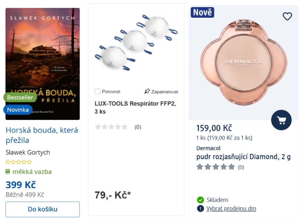 Dlazdice prázdné hvězdičky hodnocení