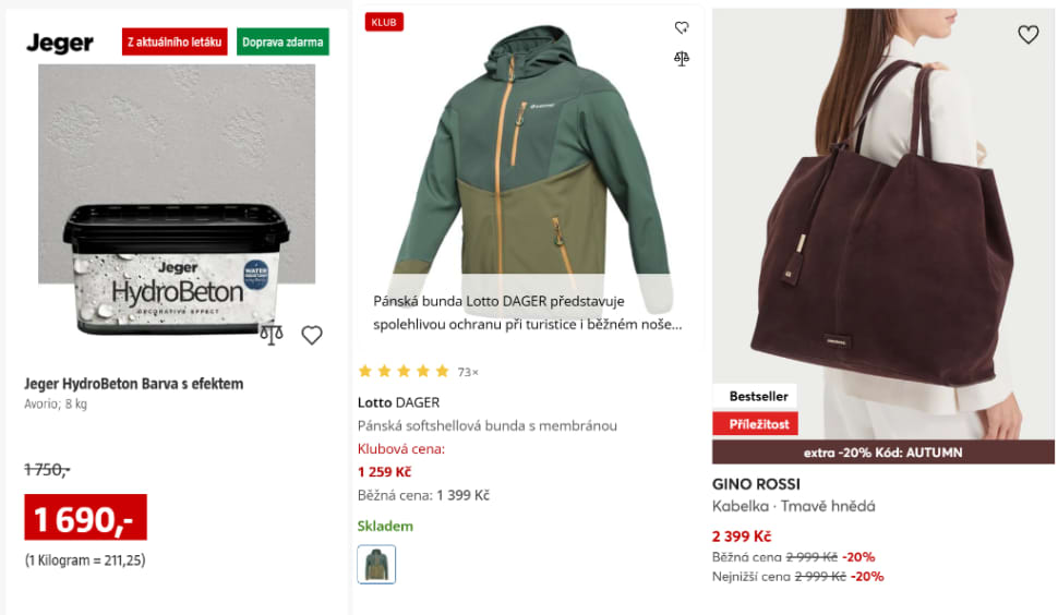 Dlazdice chybějící tlačítko