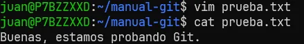 Creando un fichero y leyéndolo