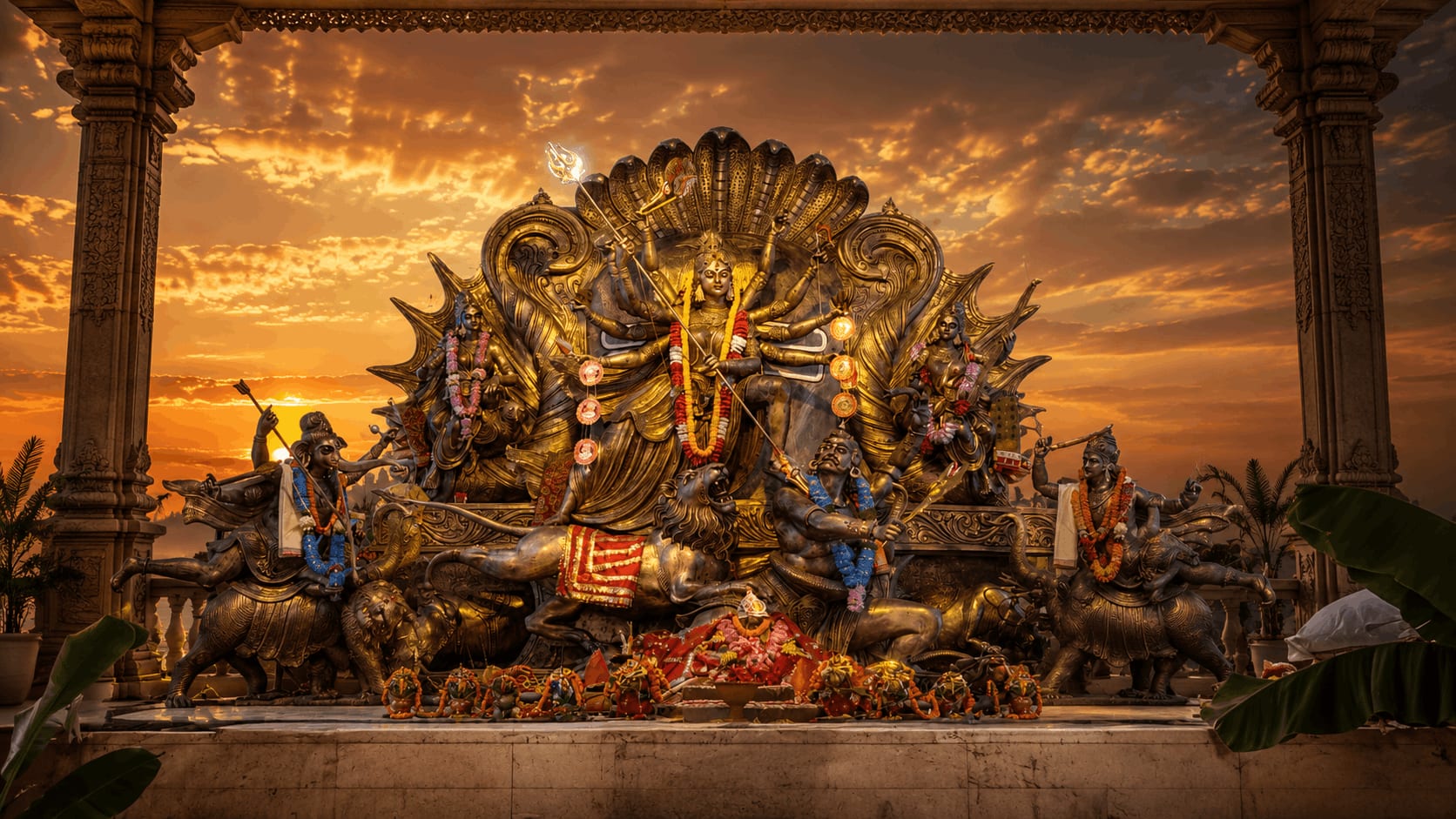 Durga Maa - Durga Puja handcrafted idol