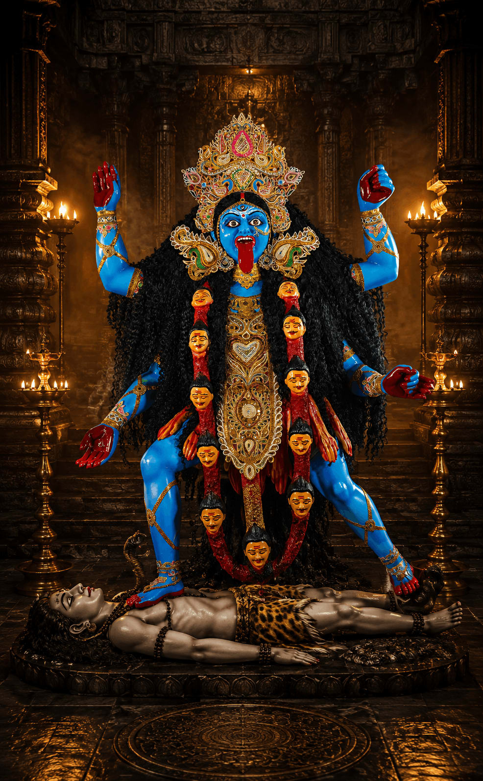 Kali Maa - Kali Maa handcrafted idol