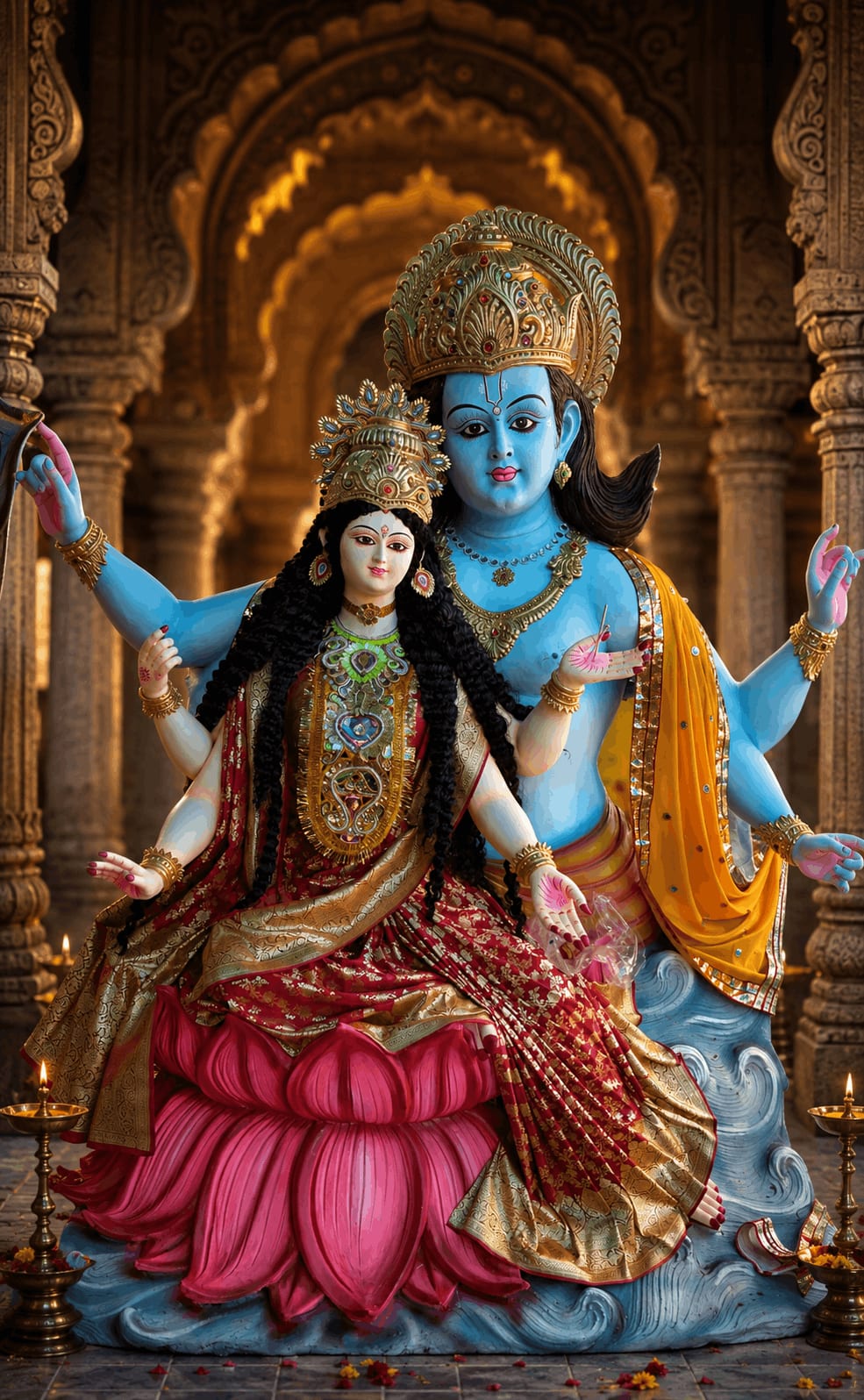 Lakshmi Maa - Lakshmi Maa handcrafted idol