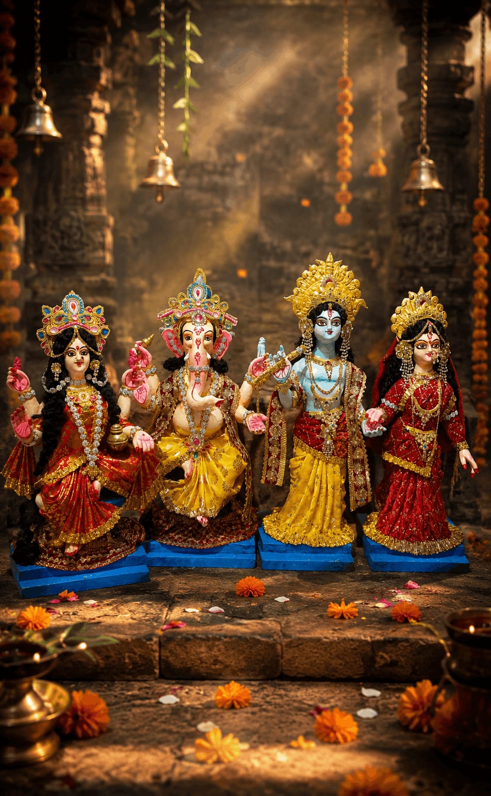 Radhe Krishna - Radhe Krishna handcrafted idol