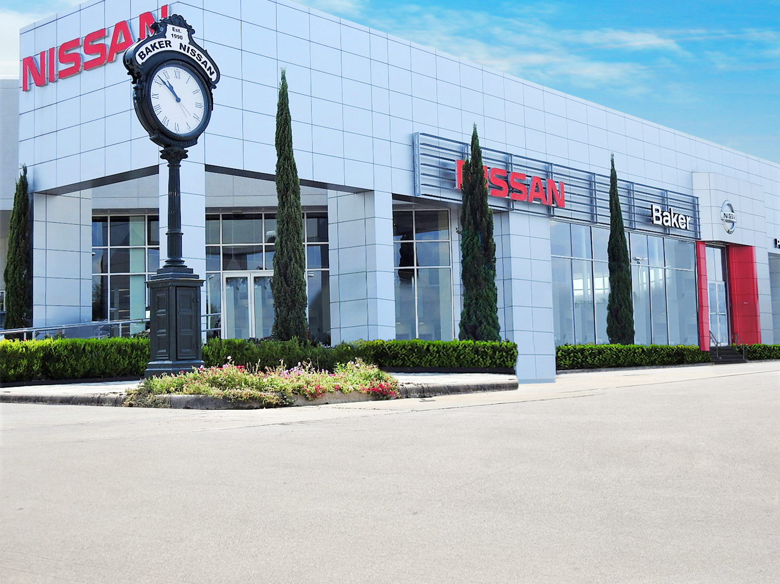 Baker Nissan dealership in Houston Texas