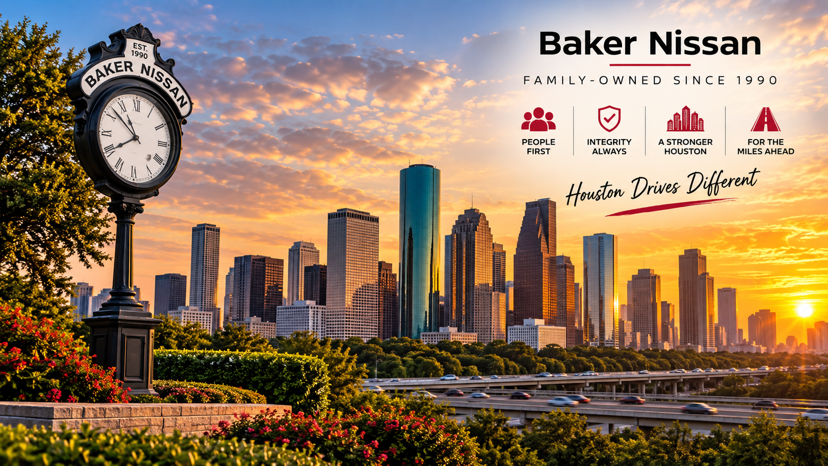 Baker family at Baker Nissan