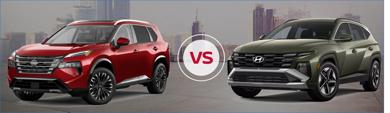 Nissan Rogue versus Hyundai Tucson