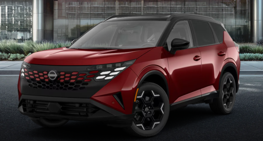 2027 Rogue Hybrid Platinum Scarlet Ember Black Roof