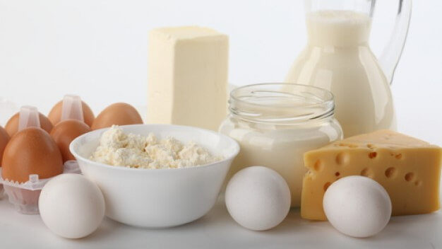 Susu, yogurt dan telur kaya dengan nutrisi penting seperti protein