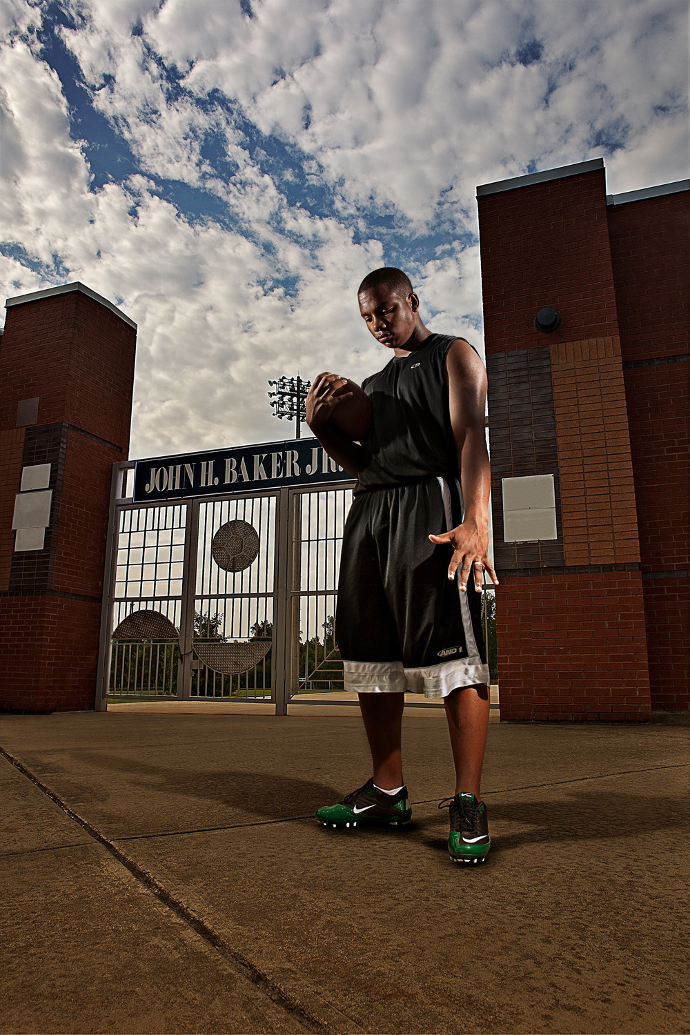 High School Football Player
