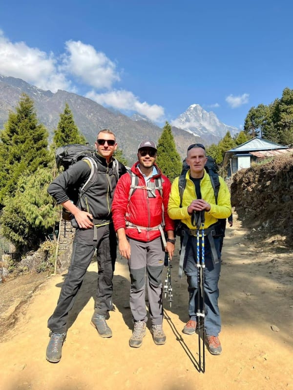 Ajay Shrestha in the Himalayas