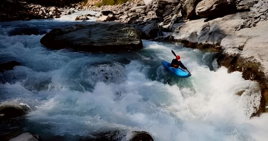 Canoeing In Nepal