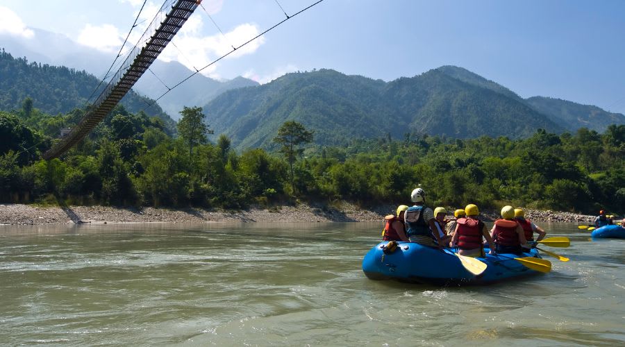 rafting in nepal
