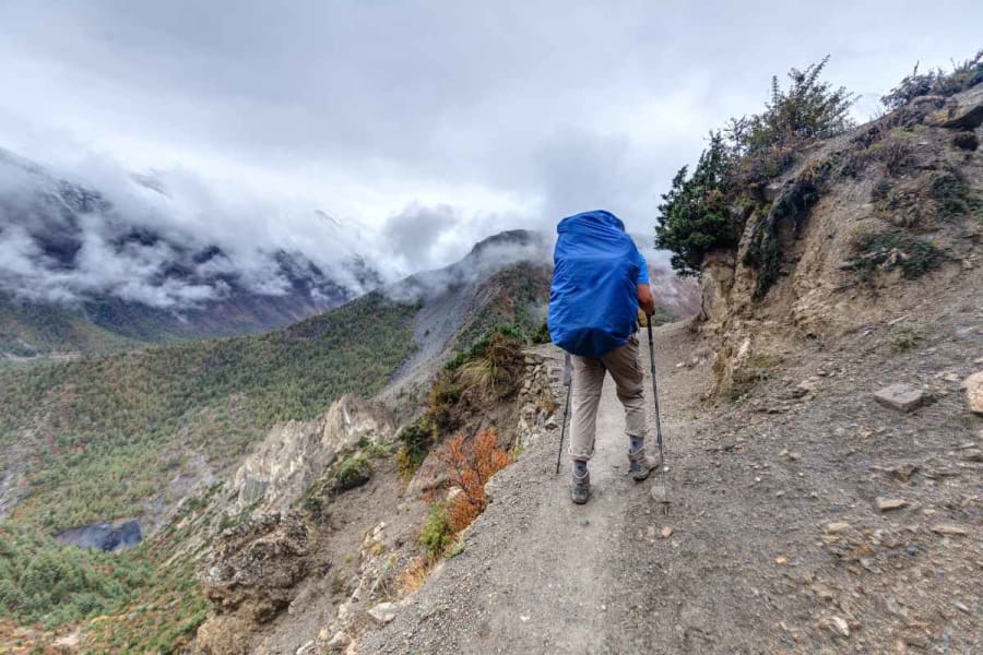 trekking to reach lukla without flying