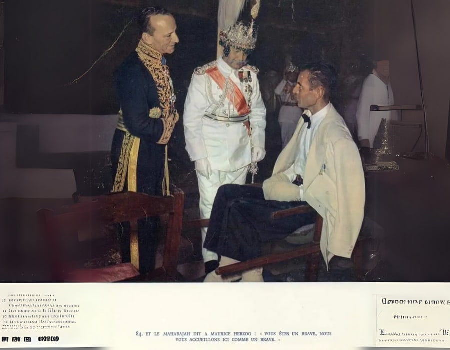 Maurice Herzog welcomed