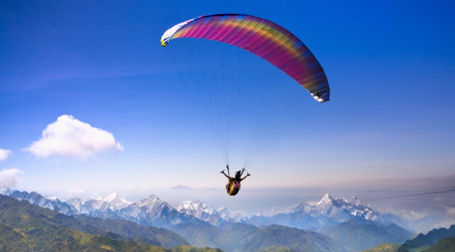 skydive in pokhara