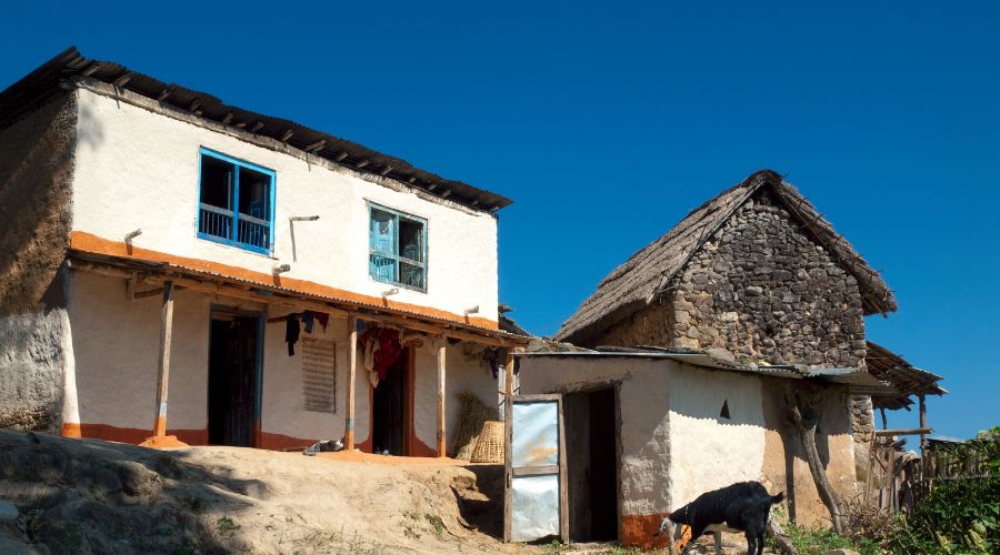 traditional house during chepang hill trek