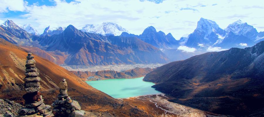 view from renjo la pass