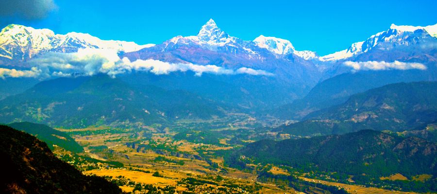 sarangkot trek view