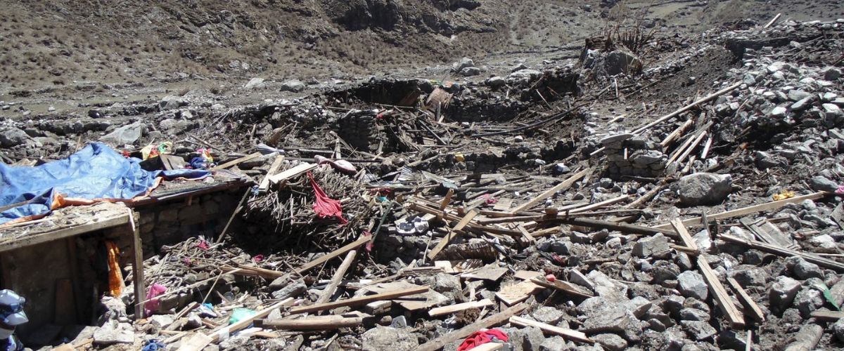 langtang during earthquake 2015