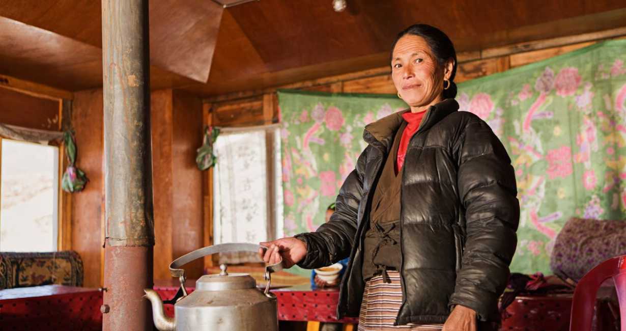 sherpa woman
