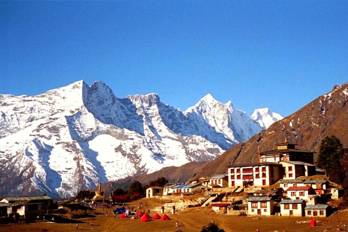 tengboche monastery in lap of everest