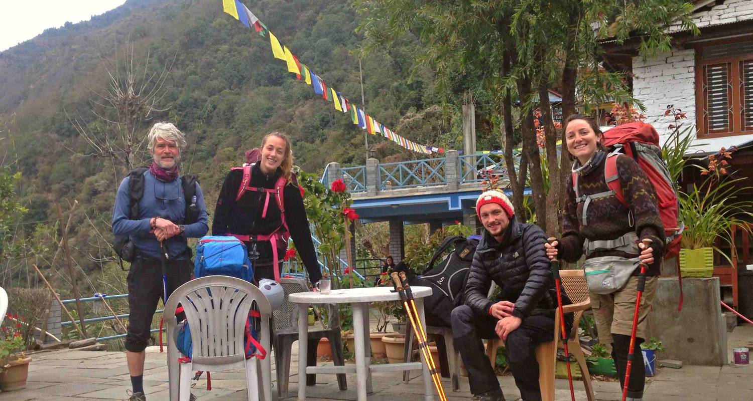 family trek in nepal