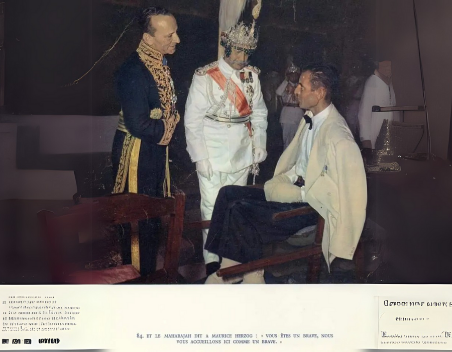 Maurice Herzog welcomed