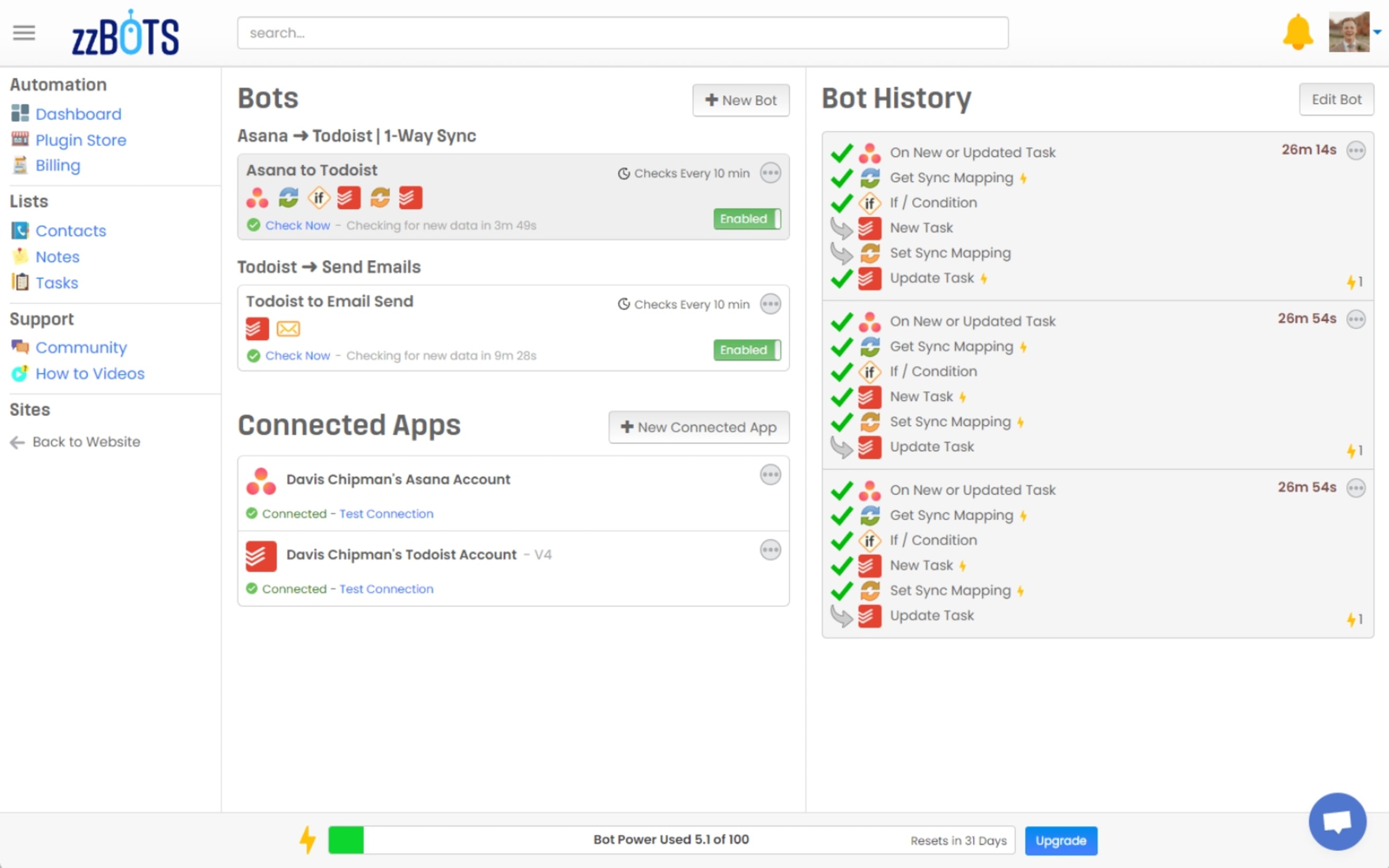 zzBots Todoist