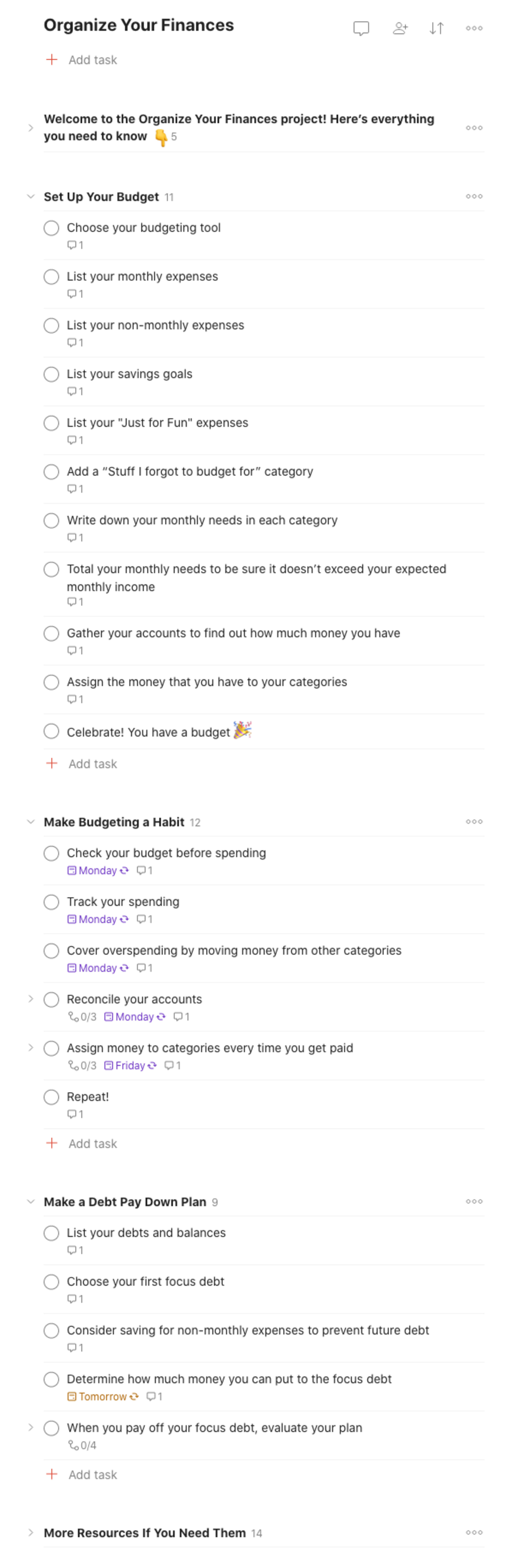 How to Budget – A Step-by-Step Checklist | Todoist