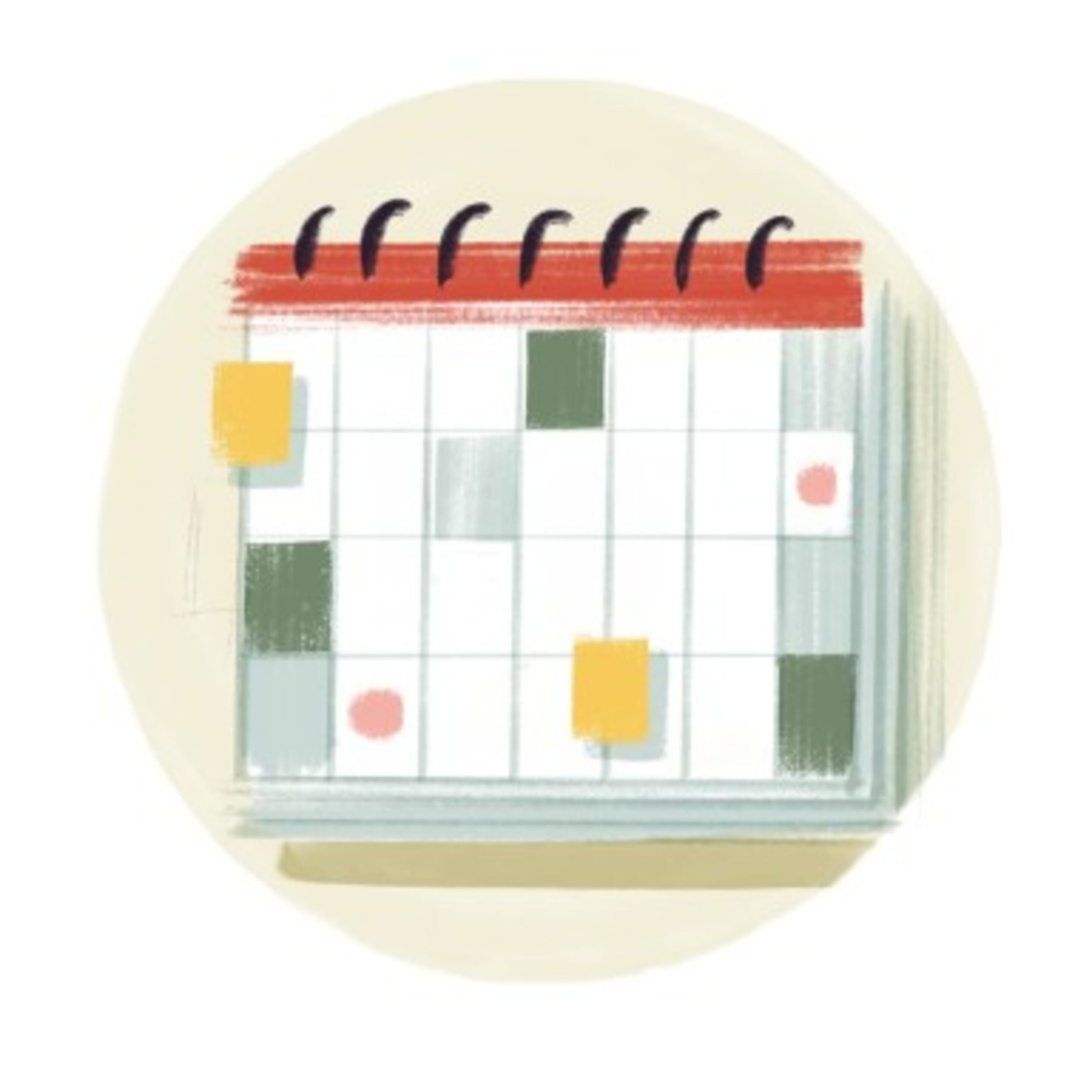 Templates - Busy calendar icon
