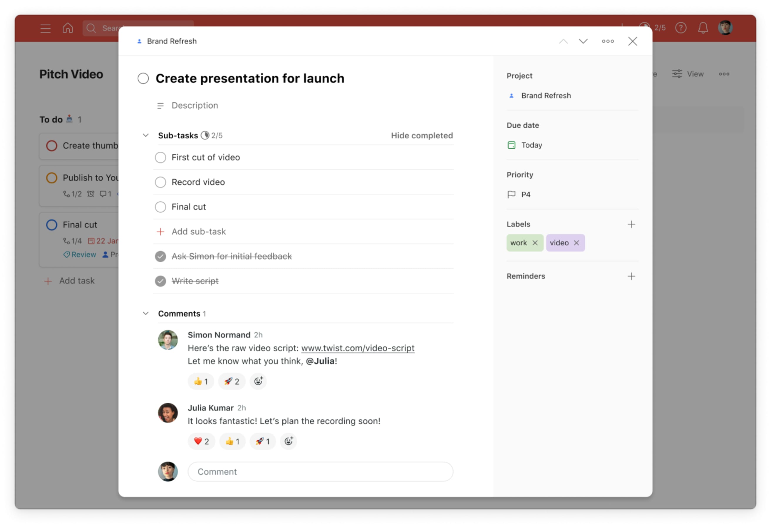 Introducing: Your new task view