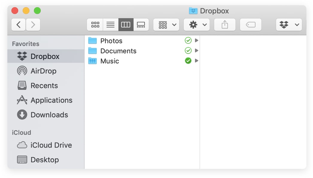 Use a simple hierarchy to organize your folder system.
