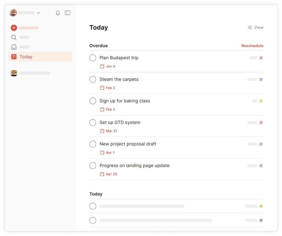 Discard first, organize second.