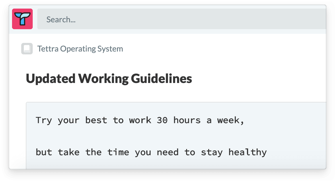 Tettra’s working guidelines during Covid-19