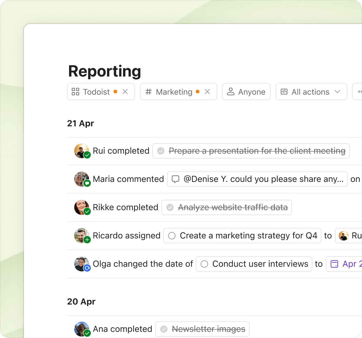 ReportingTeam