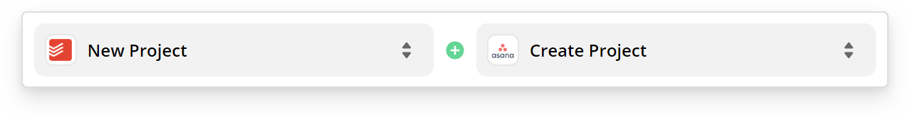 Create new Asana projects from new projects in Todoist