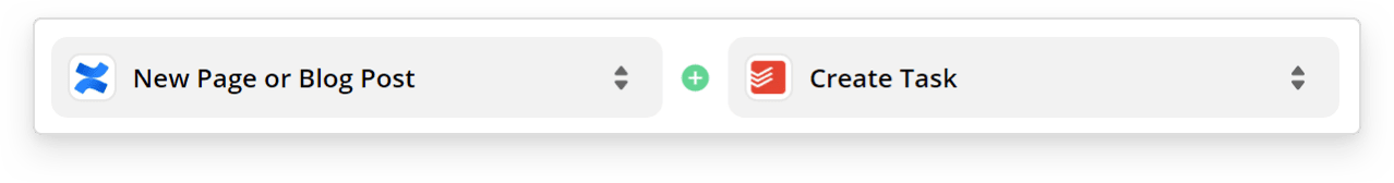 Create a Todoist task from a new Confluence page