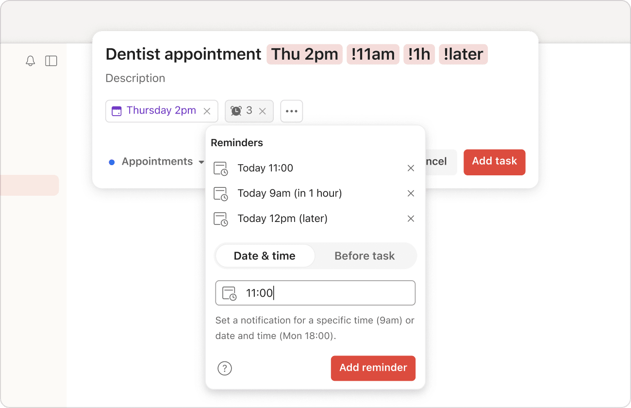 Introduction to reminders