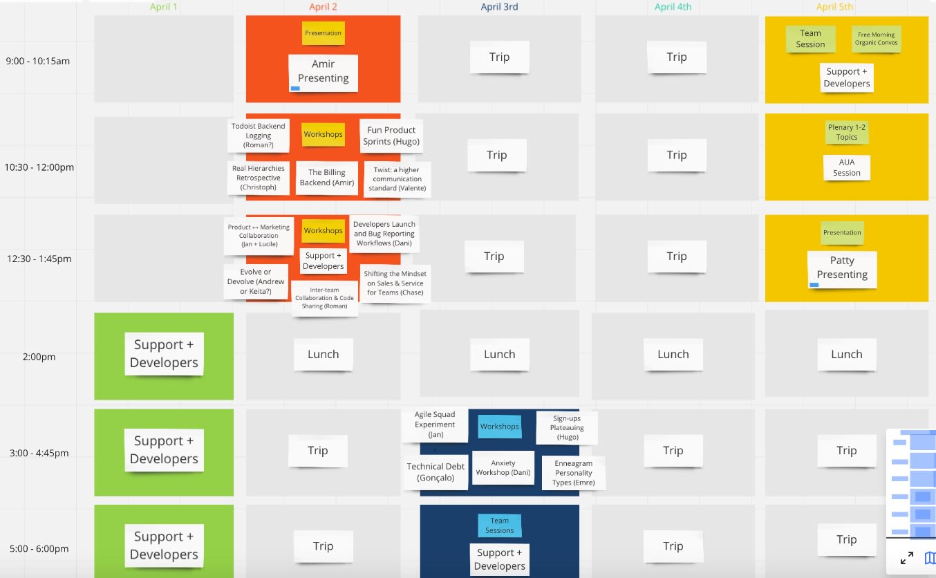 Our 2019 retreat schedule