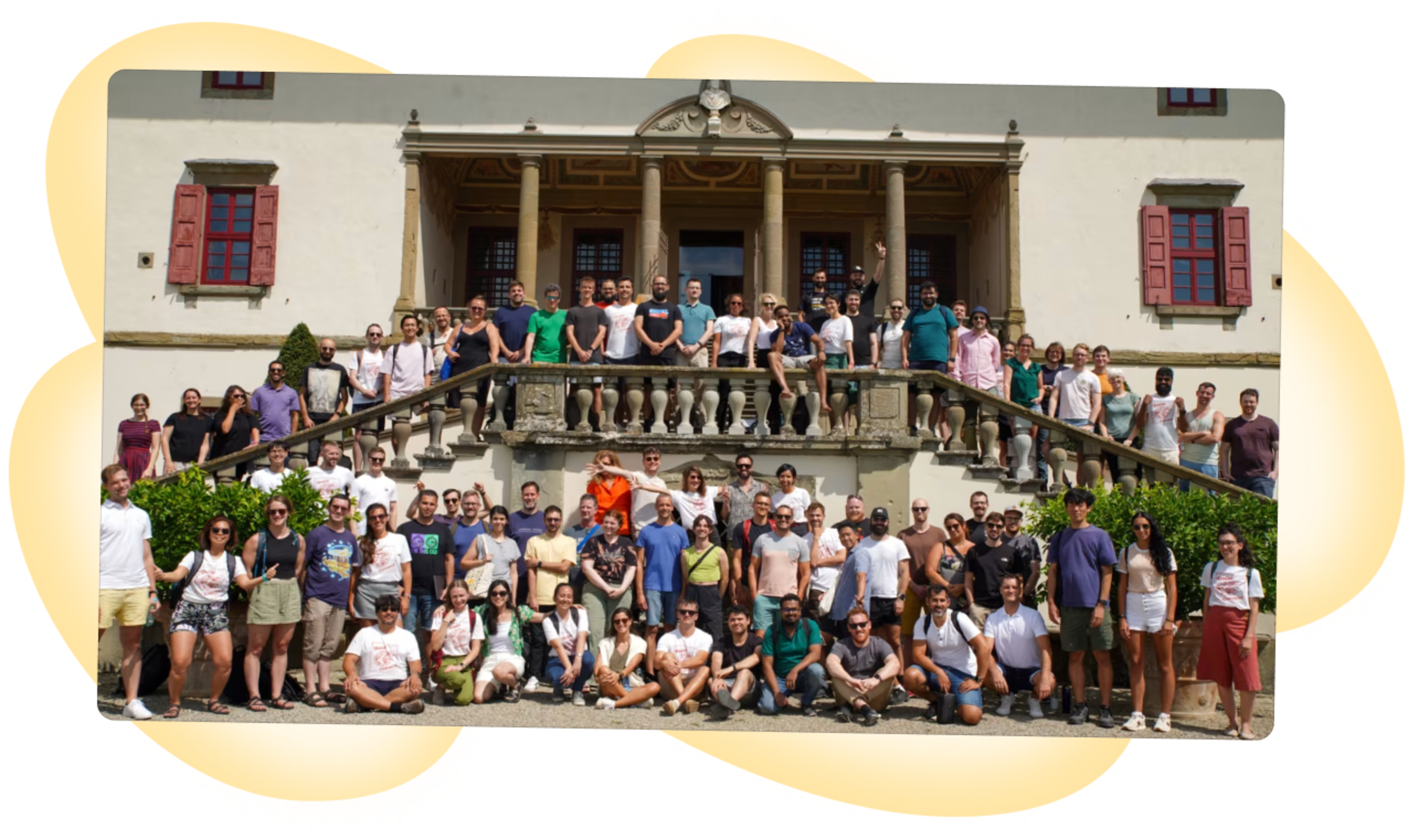 Team photo in Italy - 2023