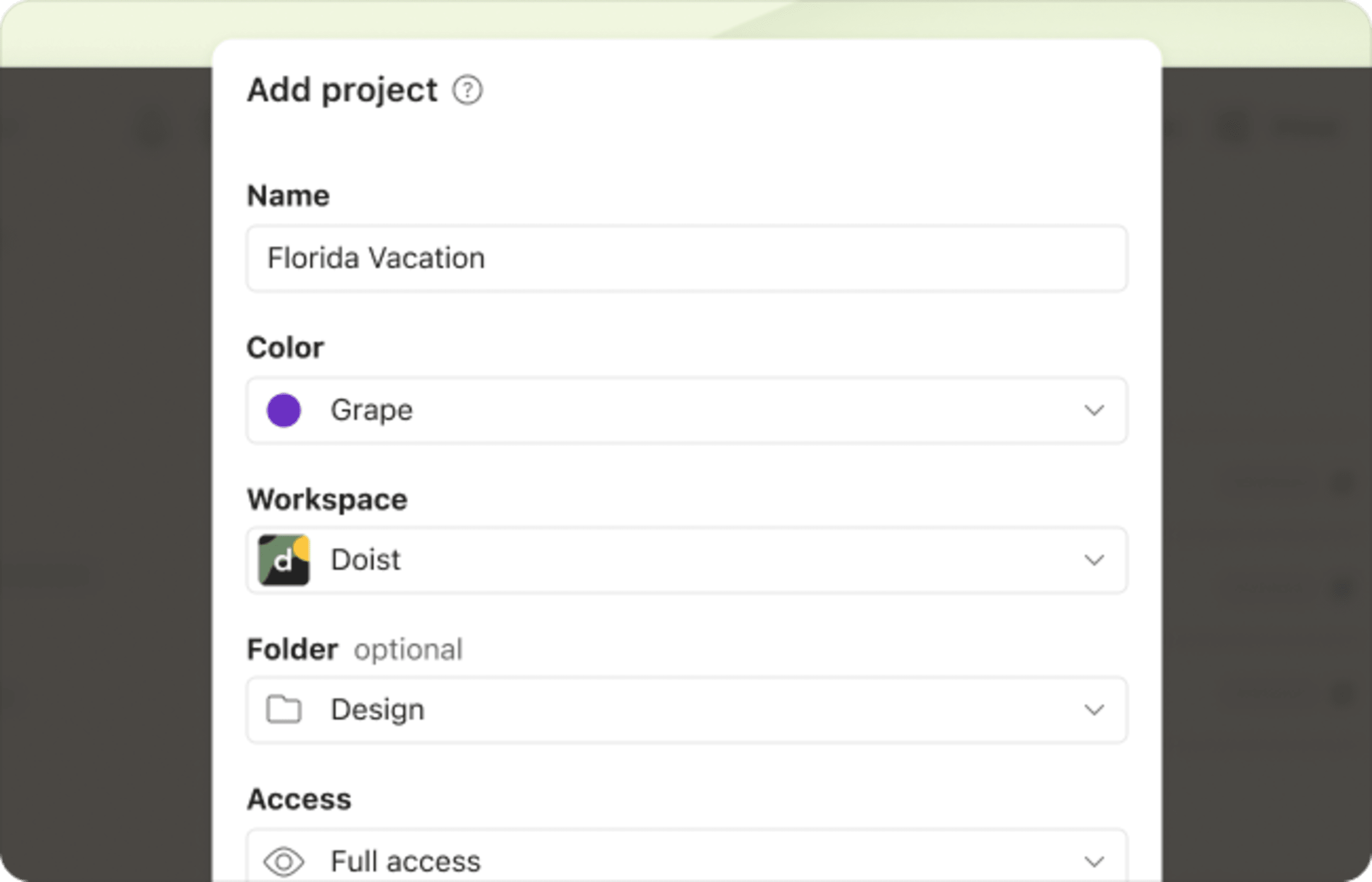 Creating a One-Off Tasks project in Todoist for GTD