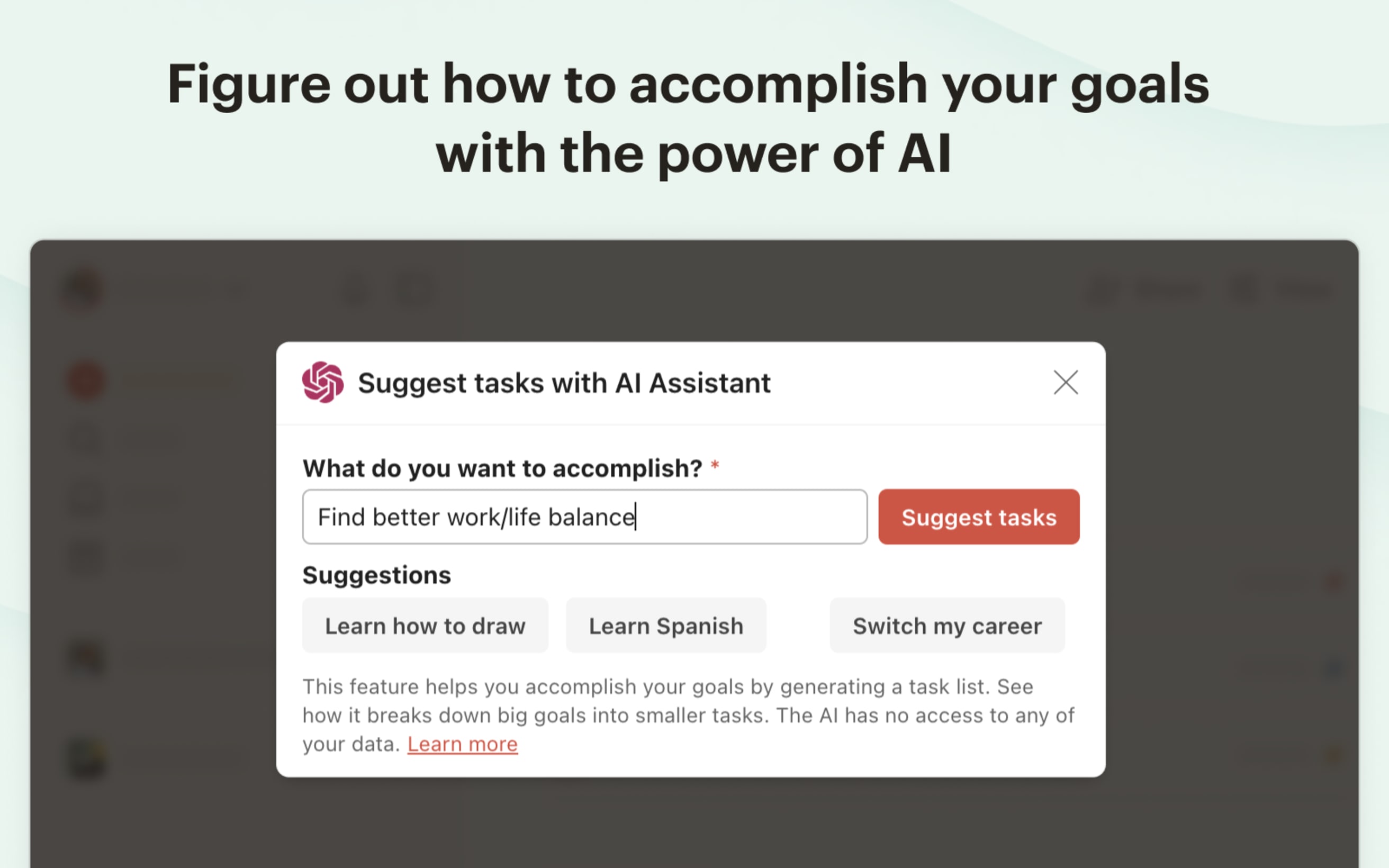 AI Assistant - Accomplish your goals with the power of AI