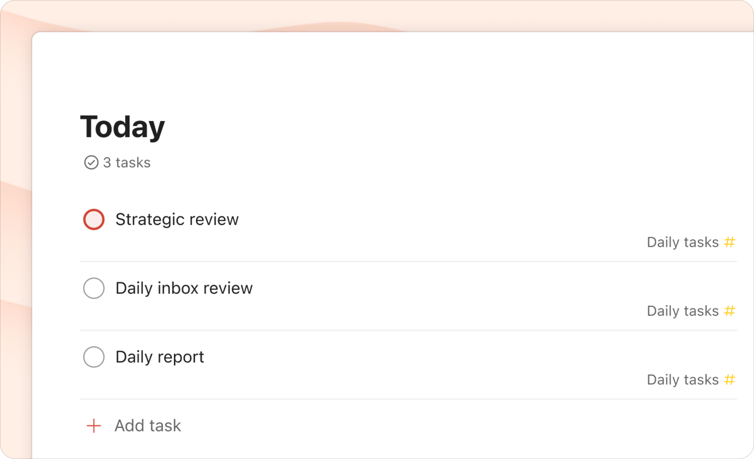 Set priority levels based on your 20%