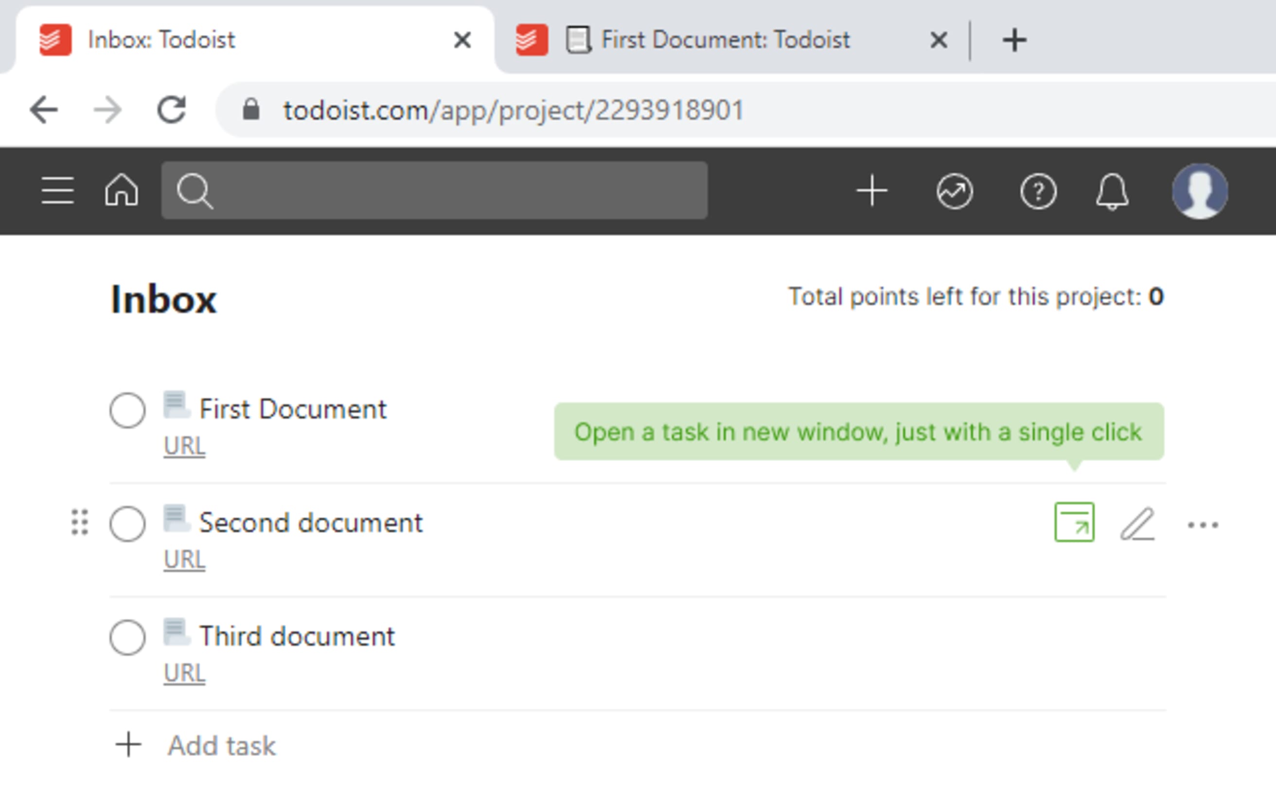 Enchantments for Todoist functie 4