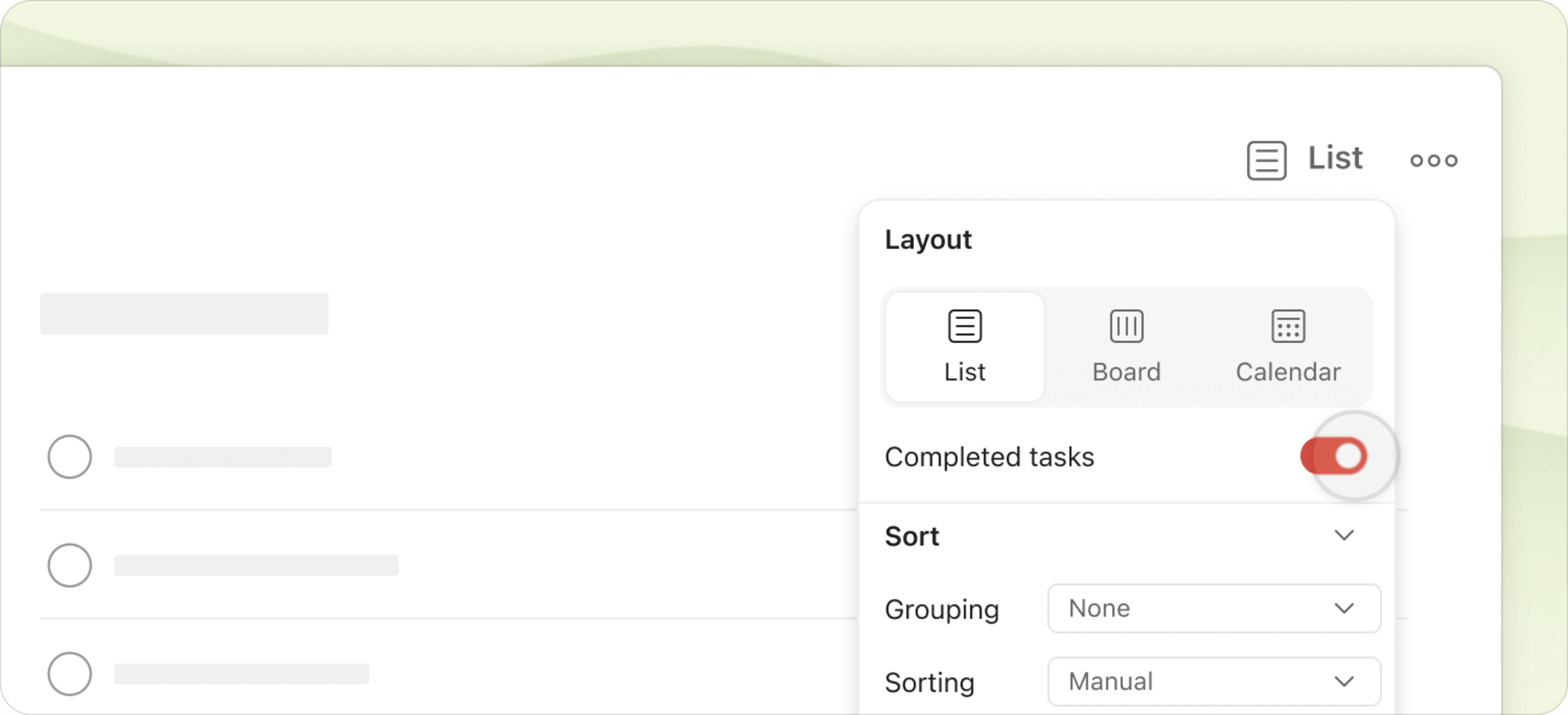 Check your completed tasks to understand what actually gets done